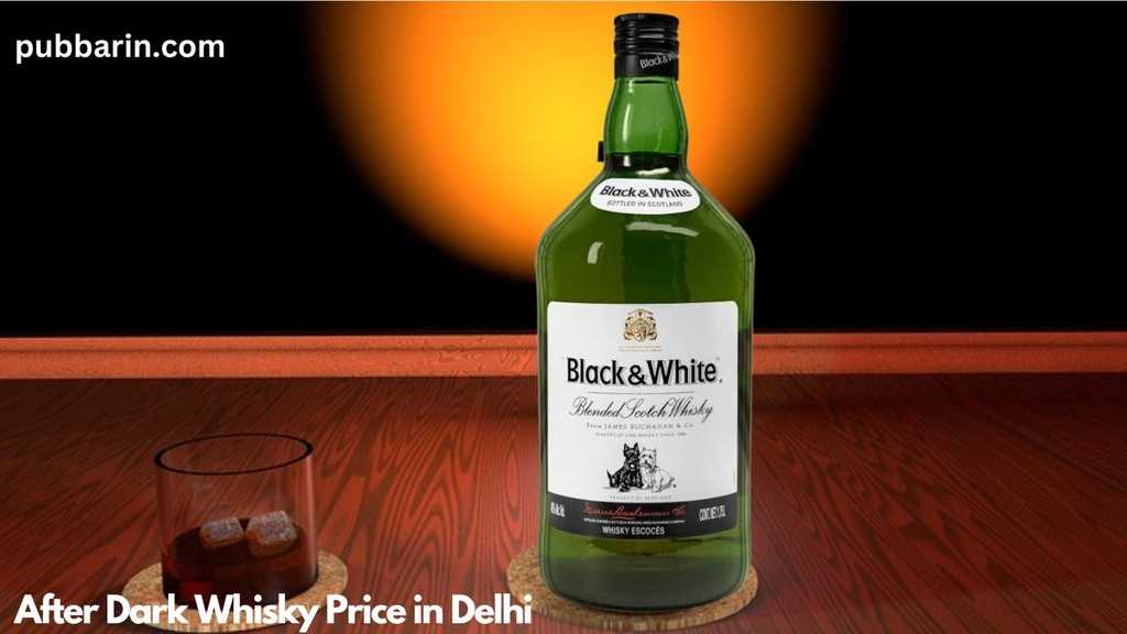 Black and White blended scotch whisky price in Delhi for 2024